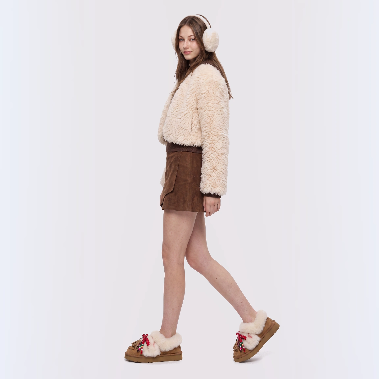 栗色 supporting look 1