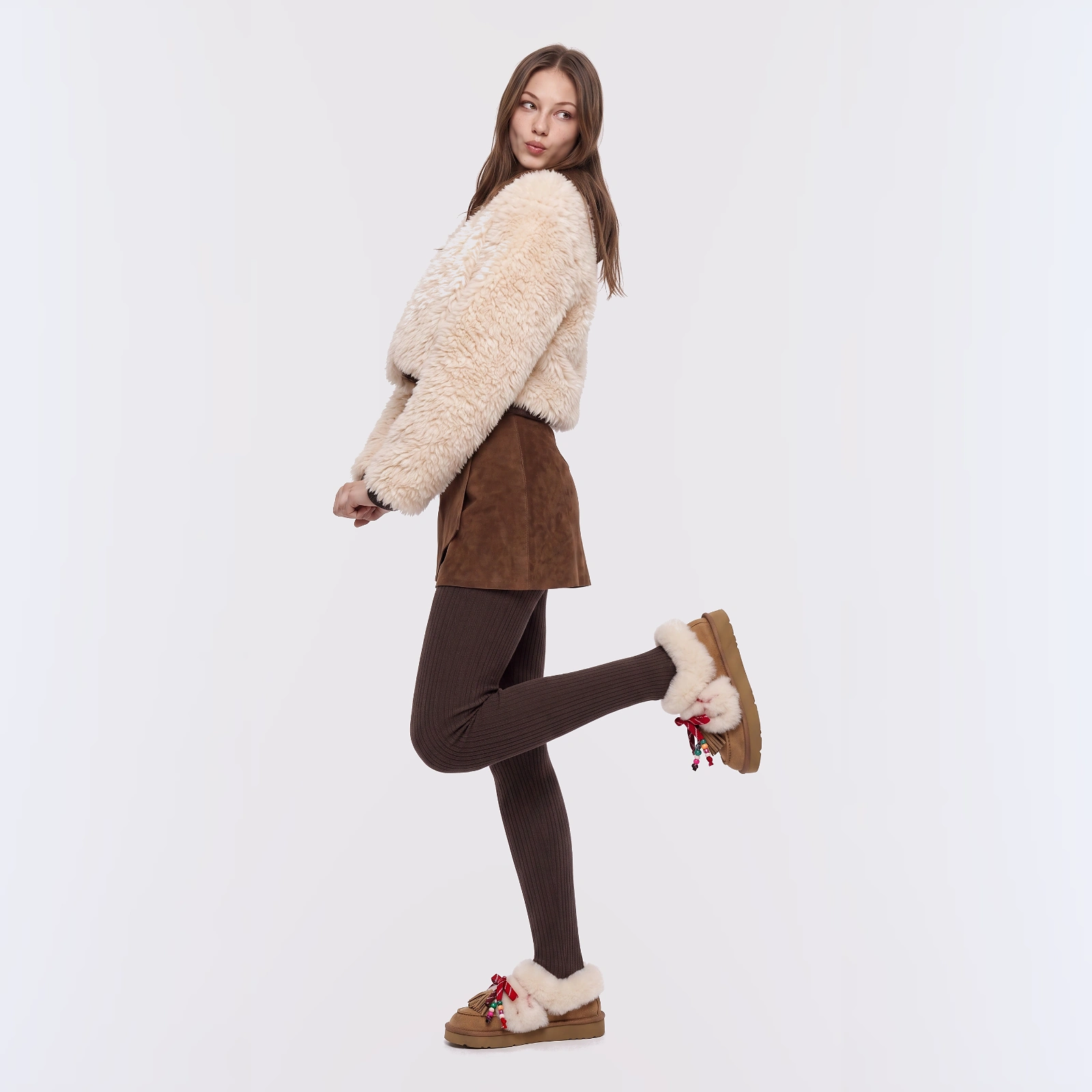 栗色 supporting look 2