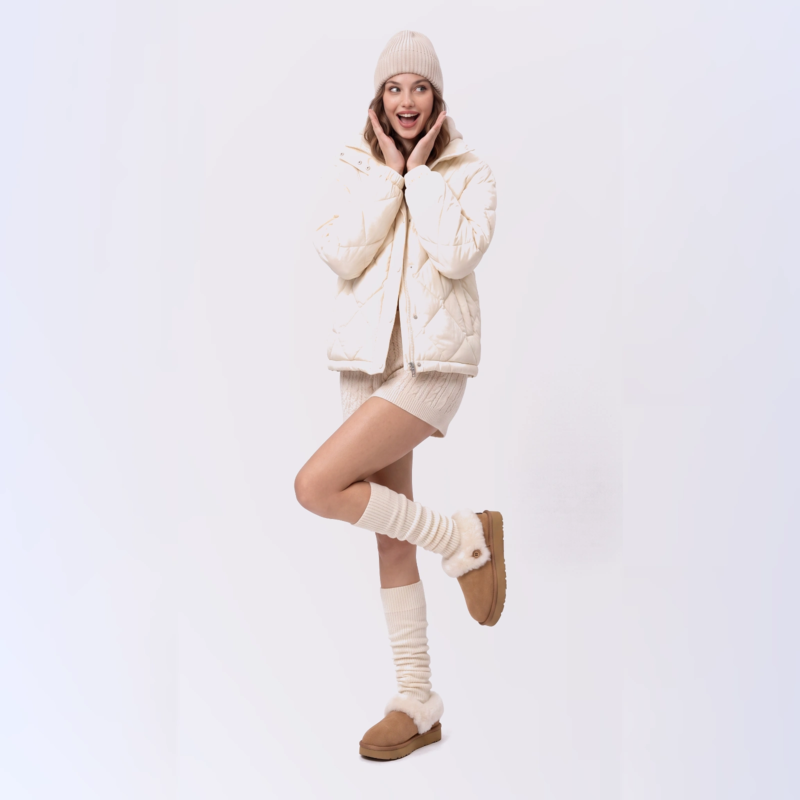 栗色 supporting look 2