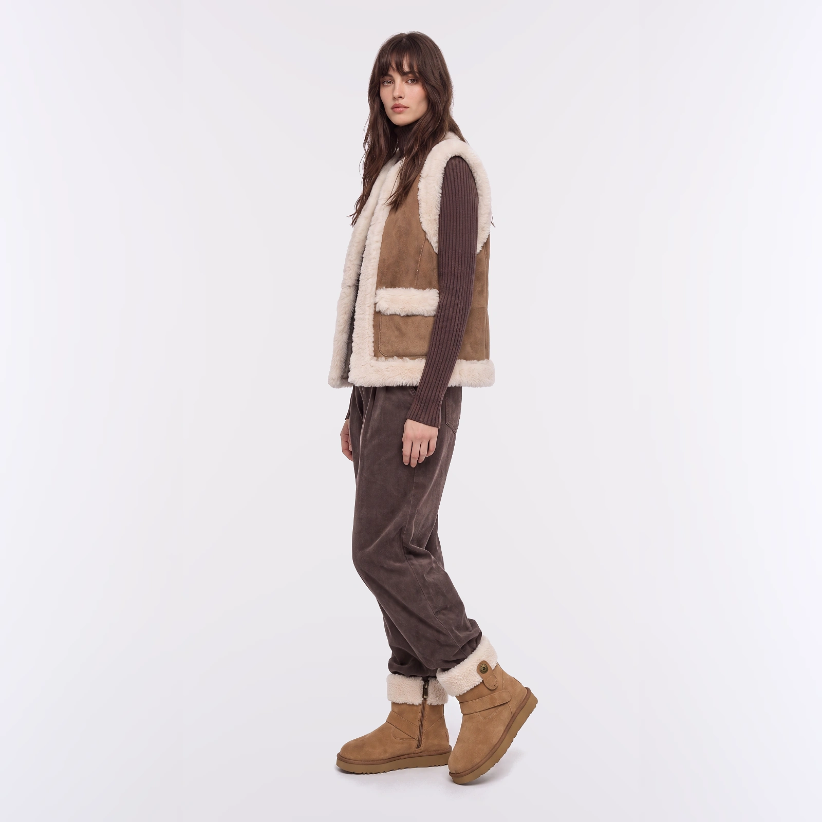 栗色 supporting look 2