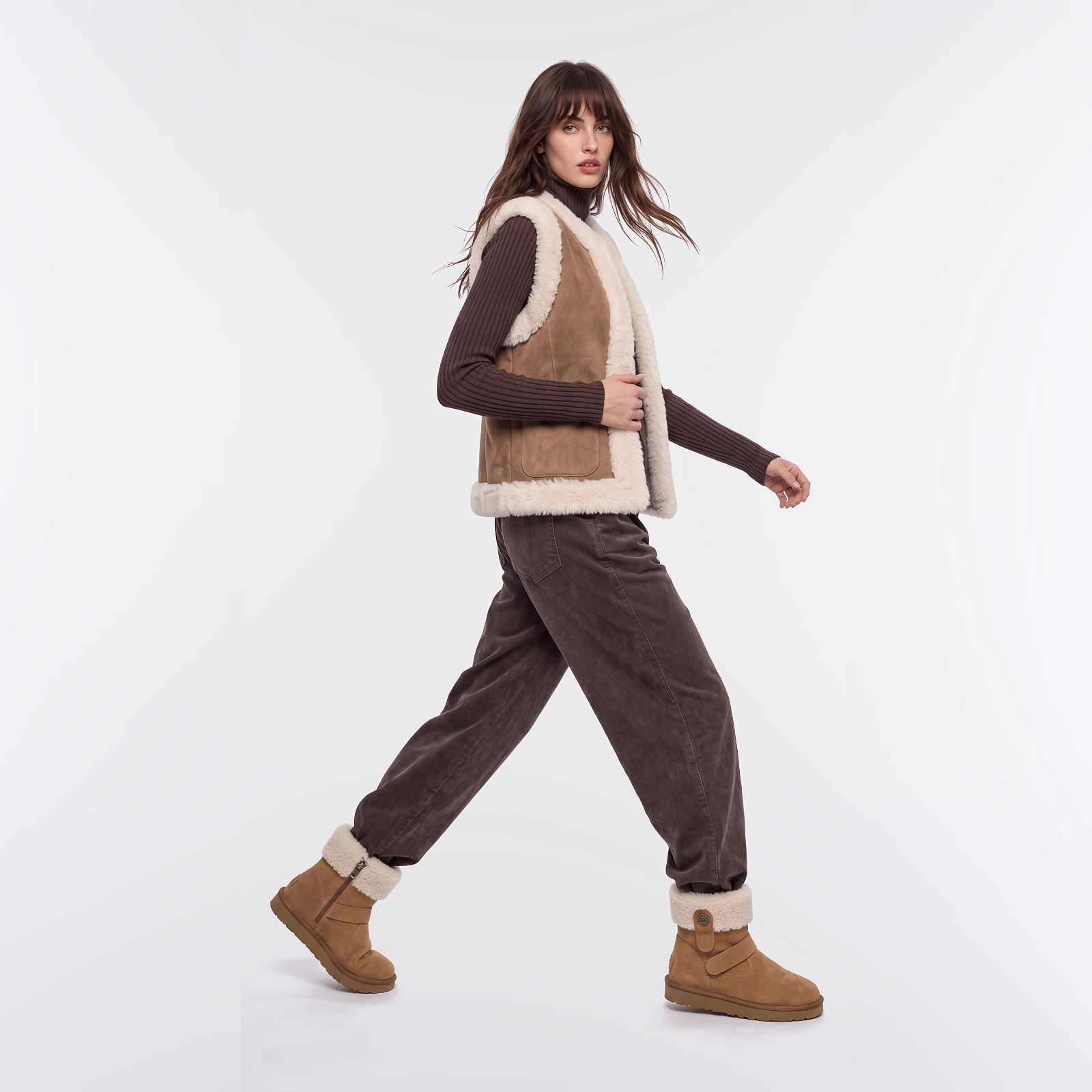 栗色 supporting look 1